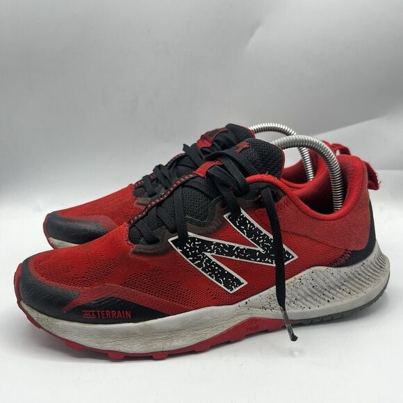New Balance Nitro V4 Mens 8.5D Red Athletic Trail Running Hiking Sneakers Shoes - Picture 4 of 13